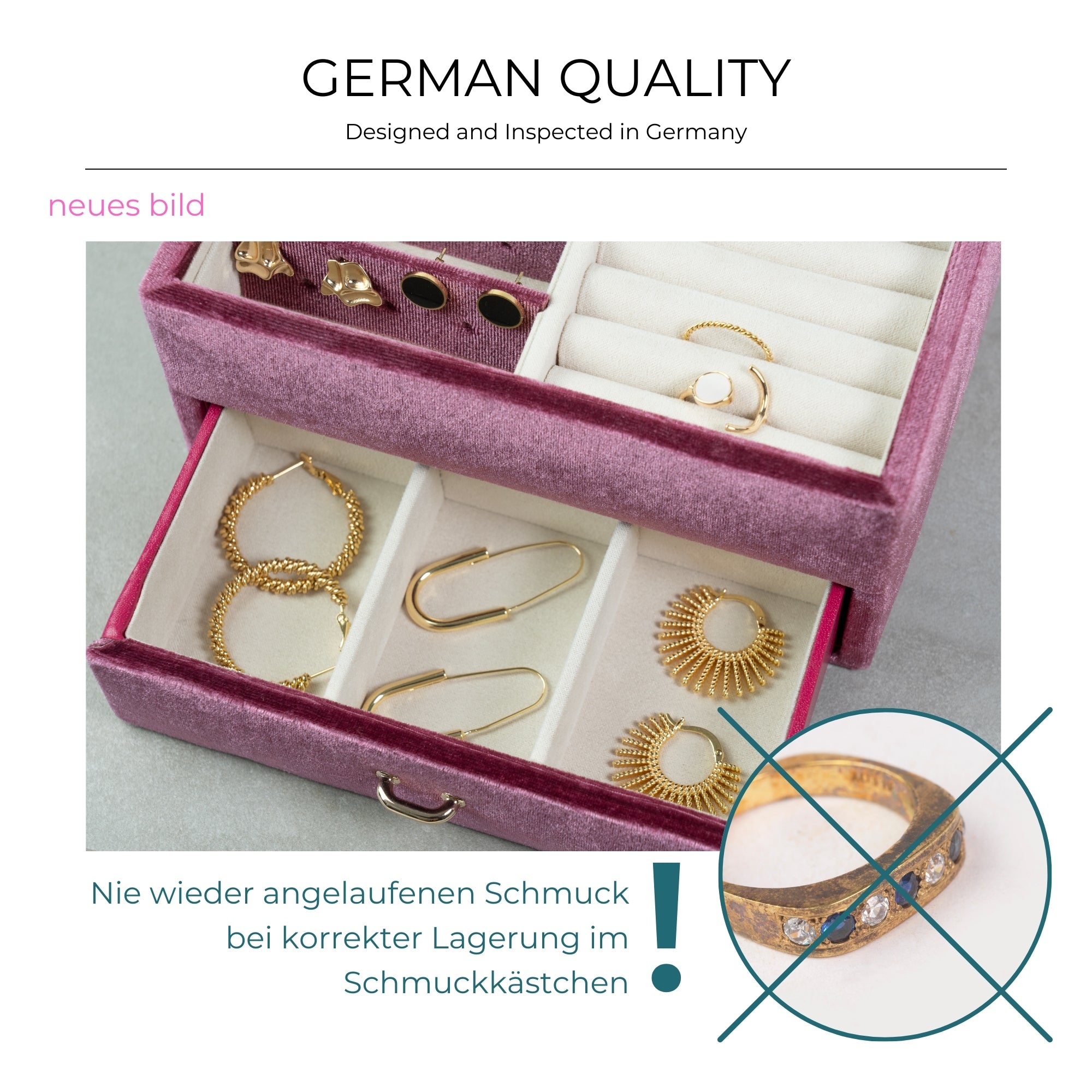 CHENILLE Schmuckkästchen aus Samt