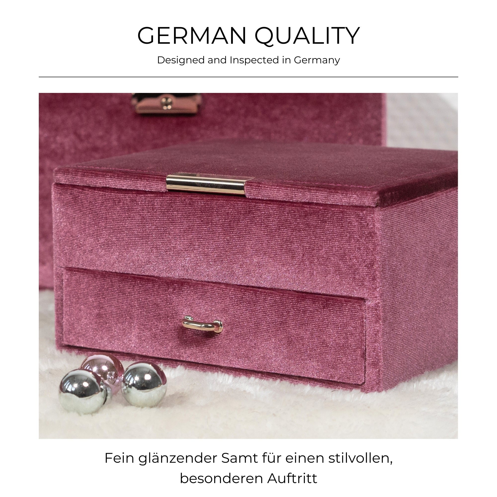 CHENILLE Schmuckkästchen aus Samt