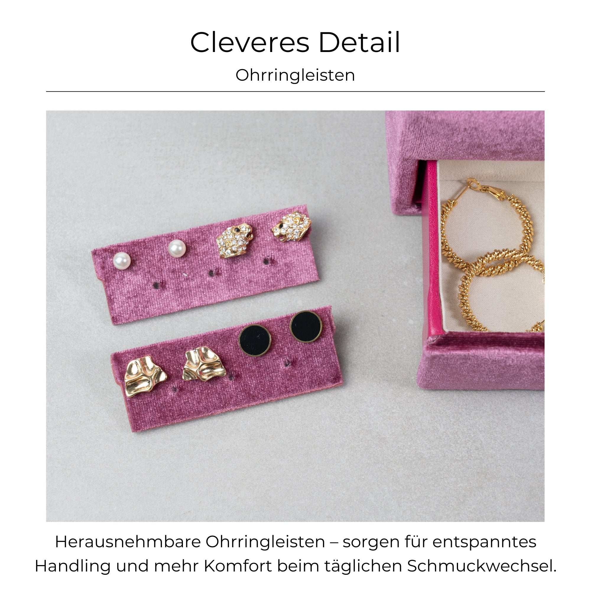 CHENILLE Schmuckkästchen aus Samt