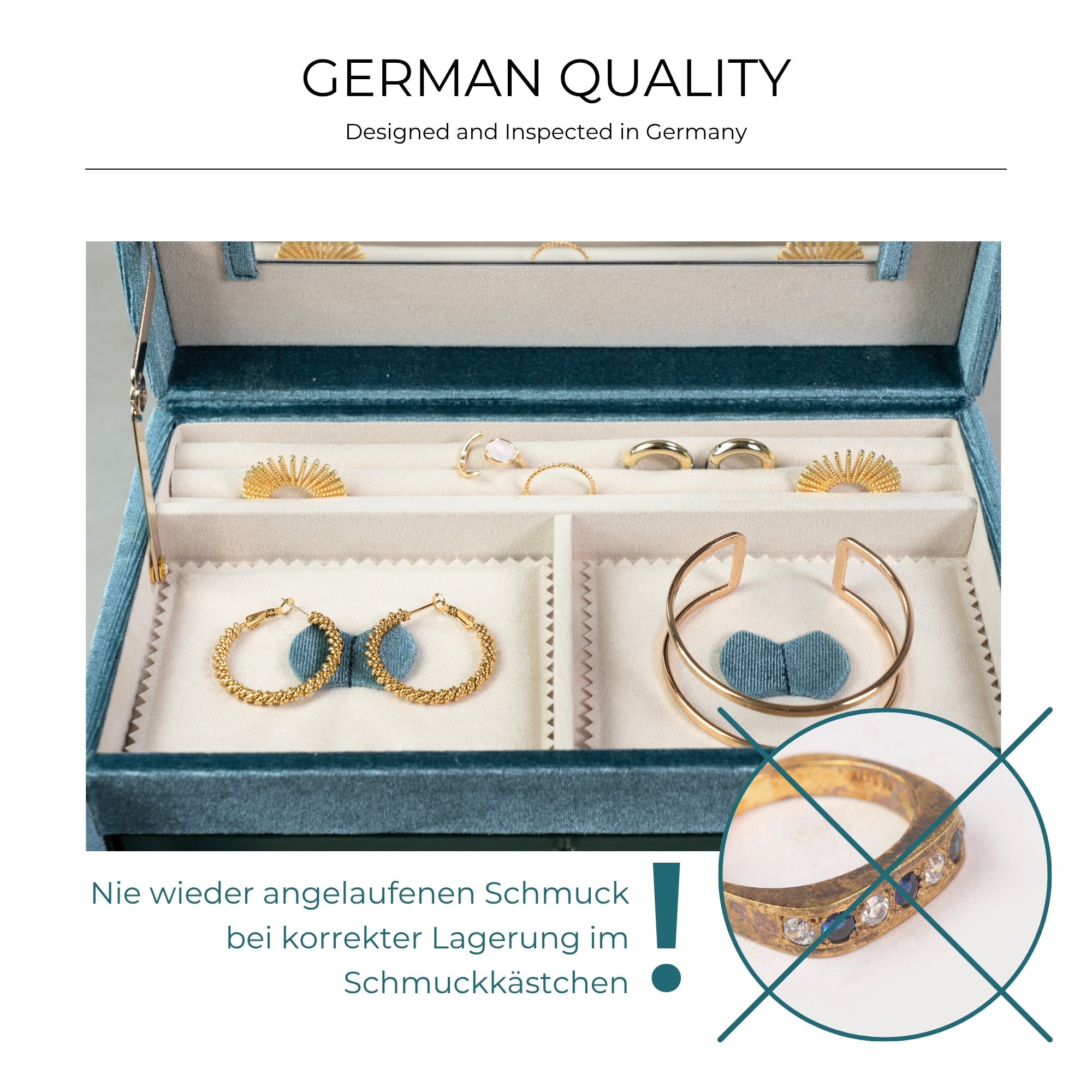 CHENILLE Schmuckkasten aus Samt