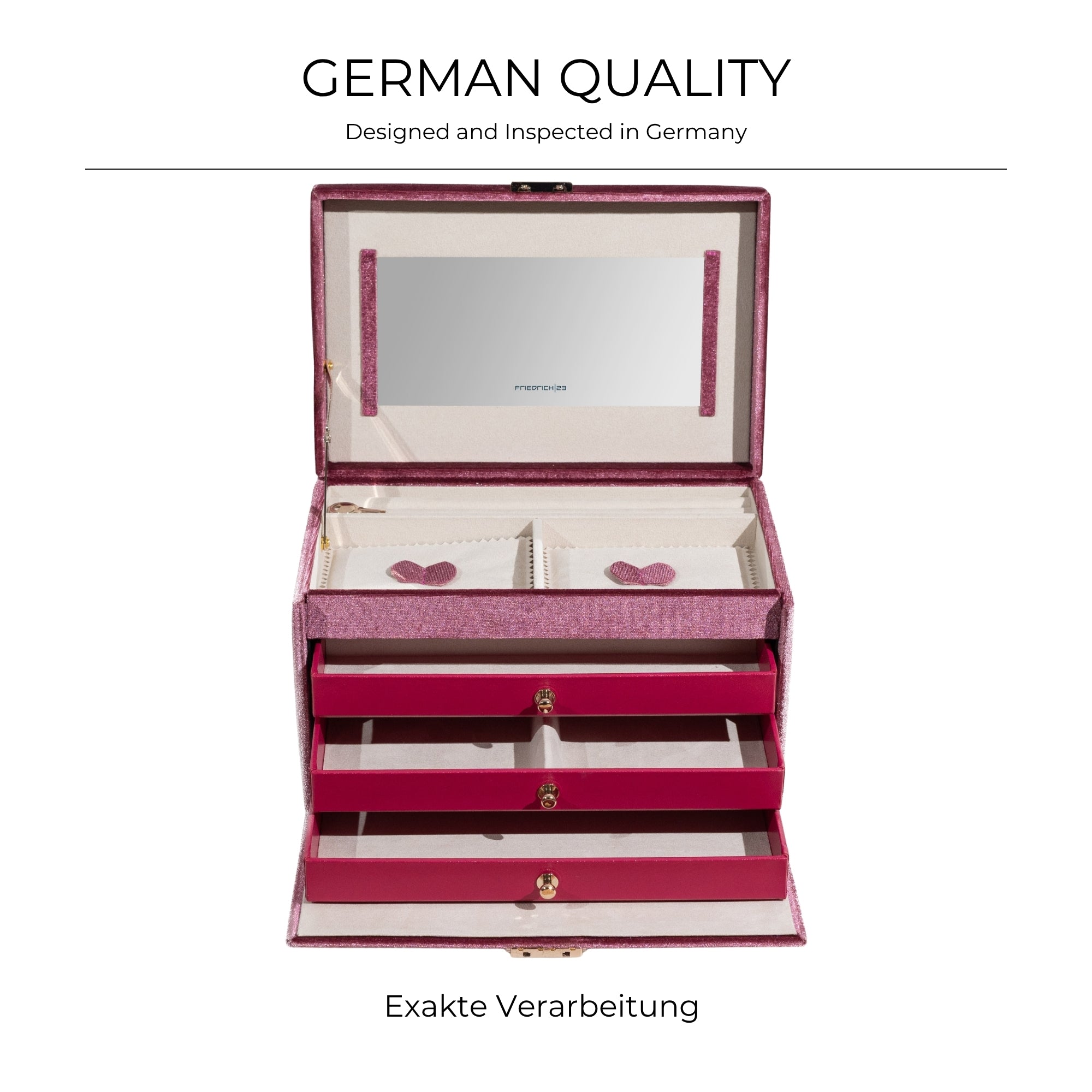 CHENILLE Schmuckkasten aus Samt