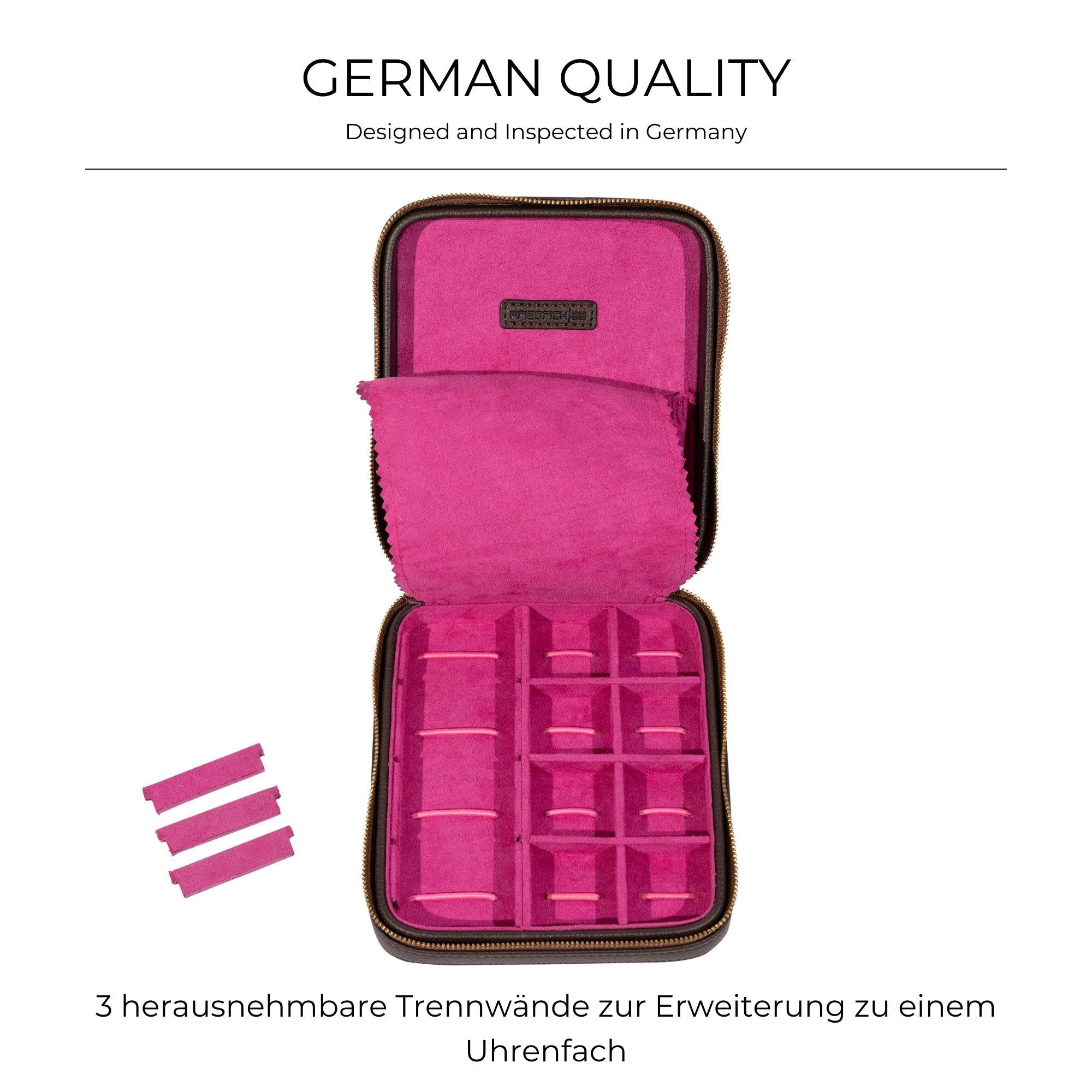 Ascot jewelry and watch case