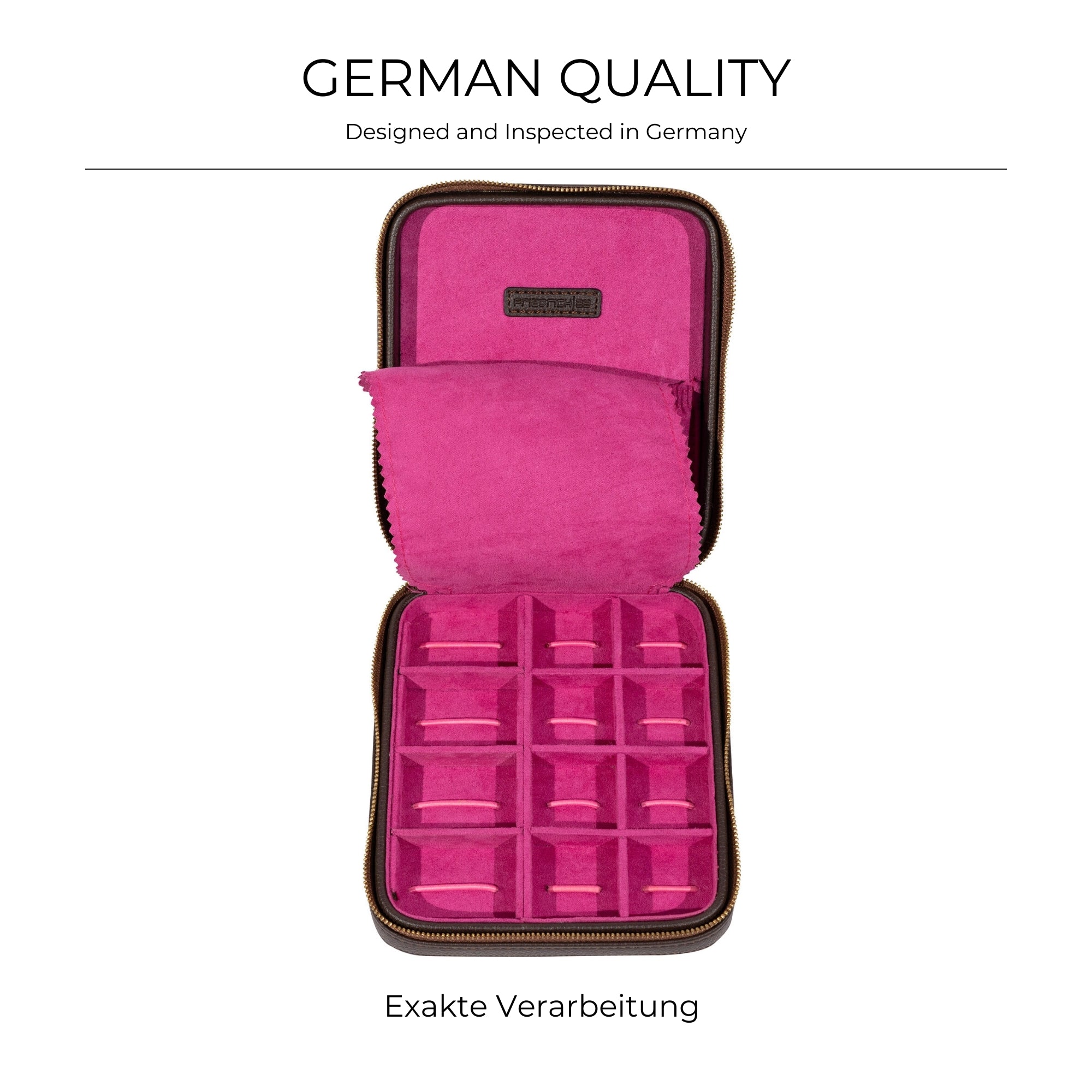 Ascot jewelry and watch case