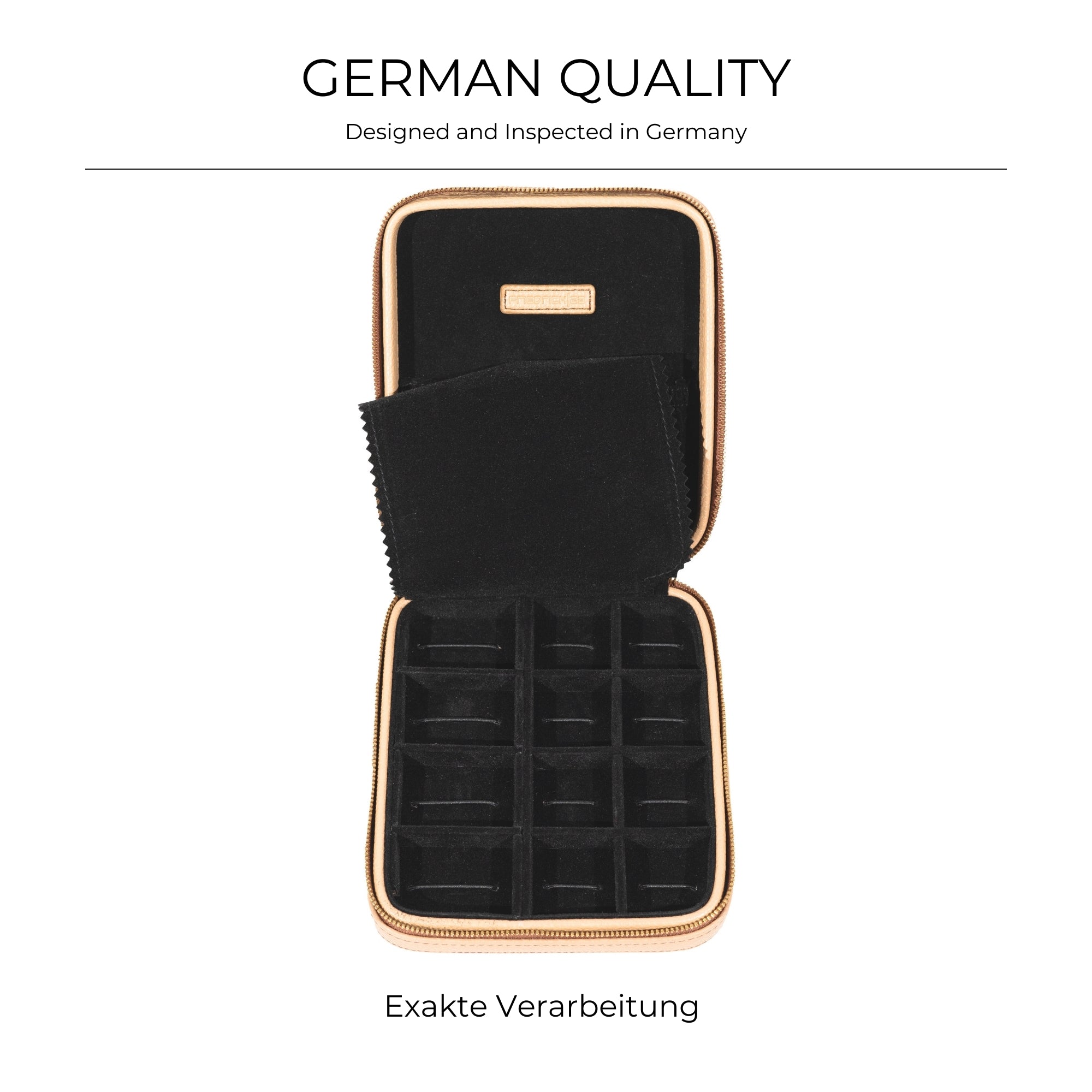 Ascot jewelry and watch case