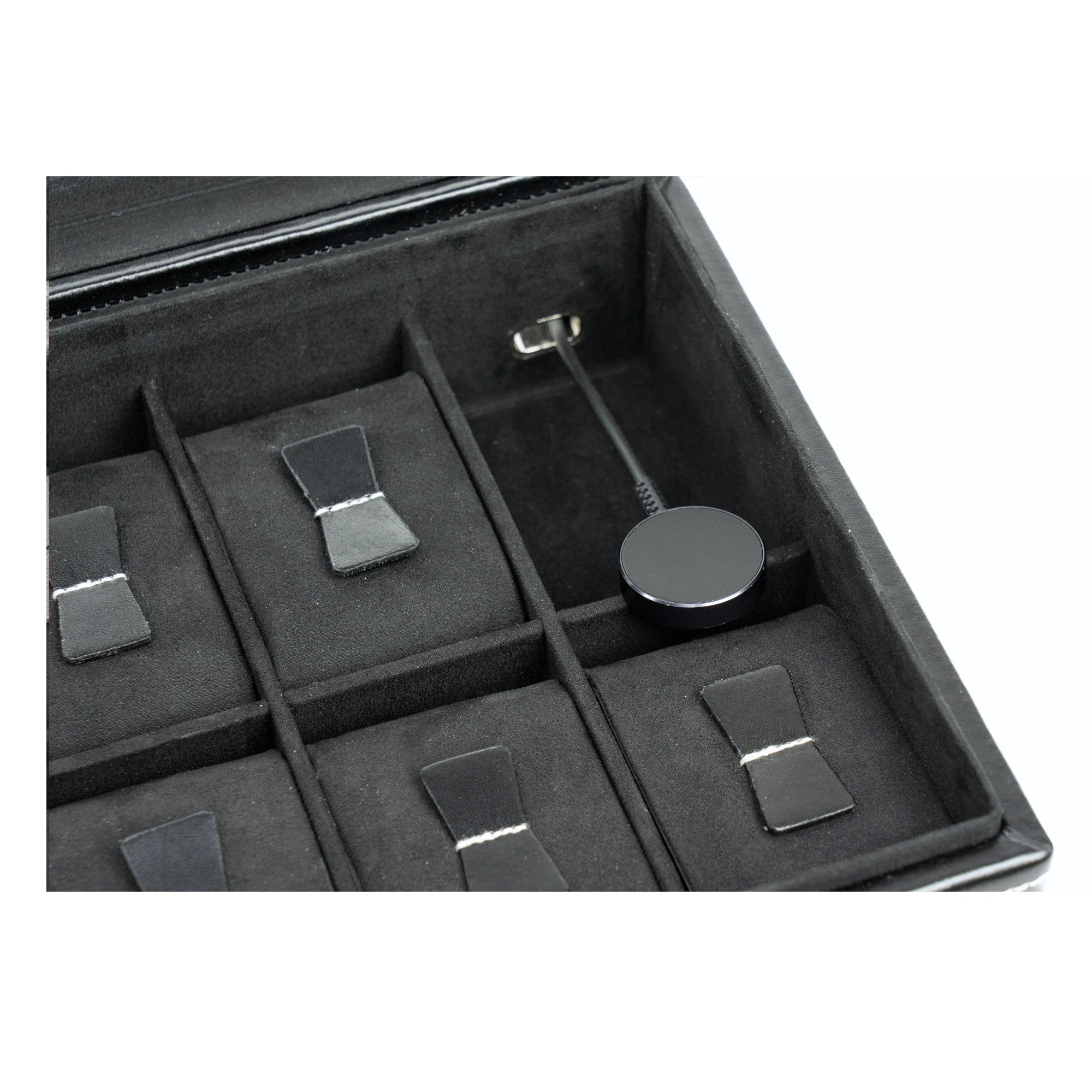 LONDON Uhrenbox für 10 Uhren aus Leder