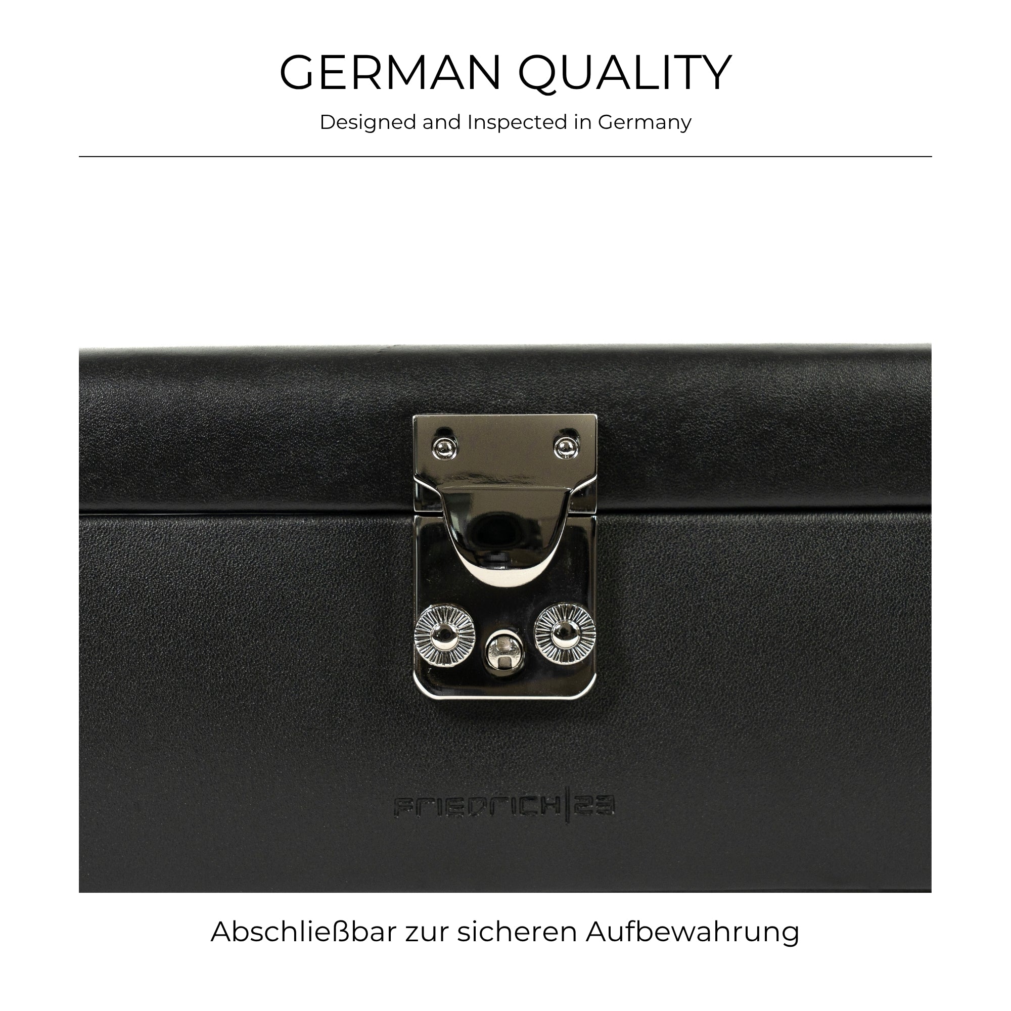 INFINITY Uhrenbox aus Leder für 10 Uhren