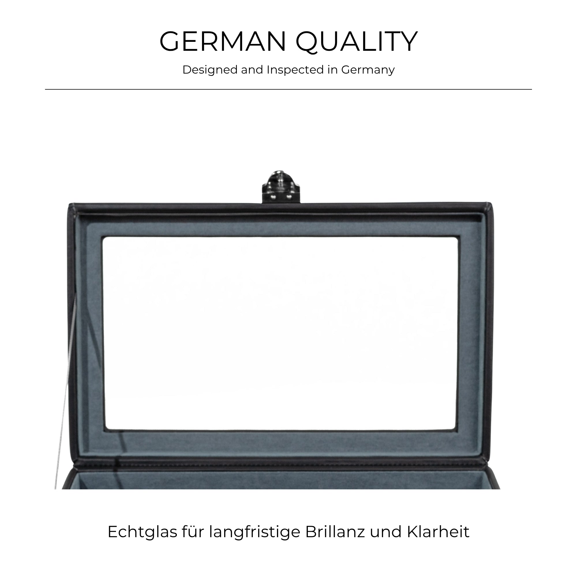 INFINITY Uhrenbox aus Leder für 10 Uhren