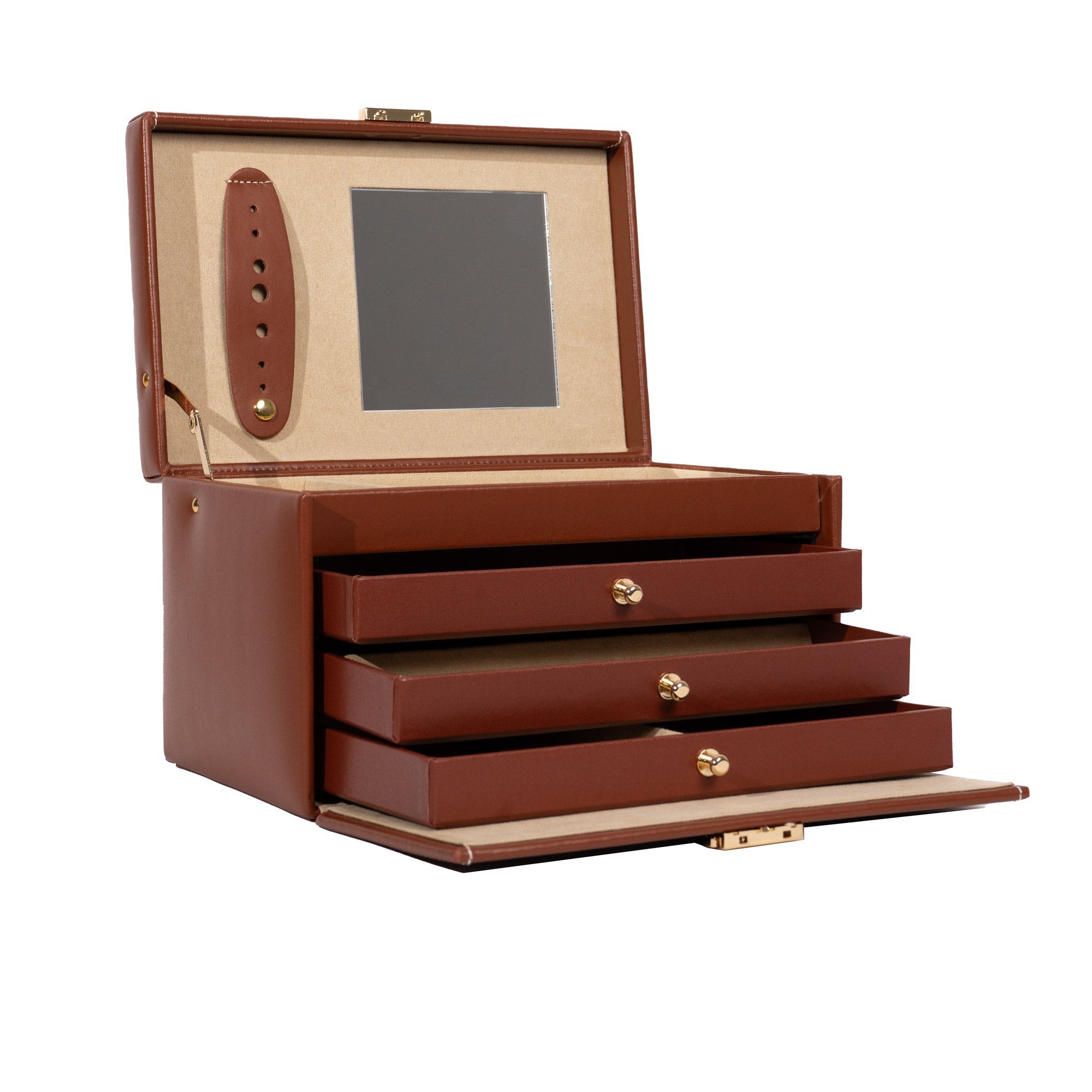 Cordoba jewelry box made of leather