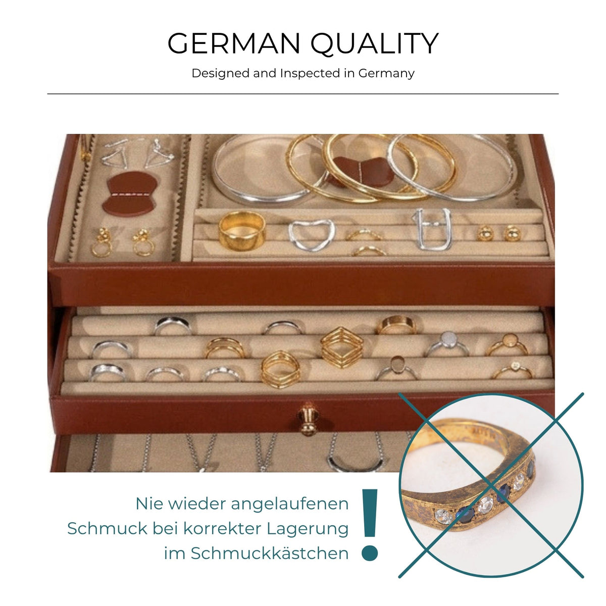 CORDOBA leather jewelry box