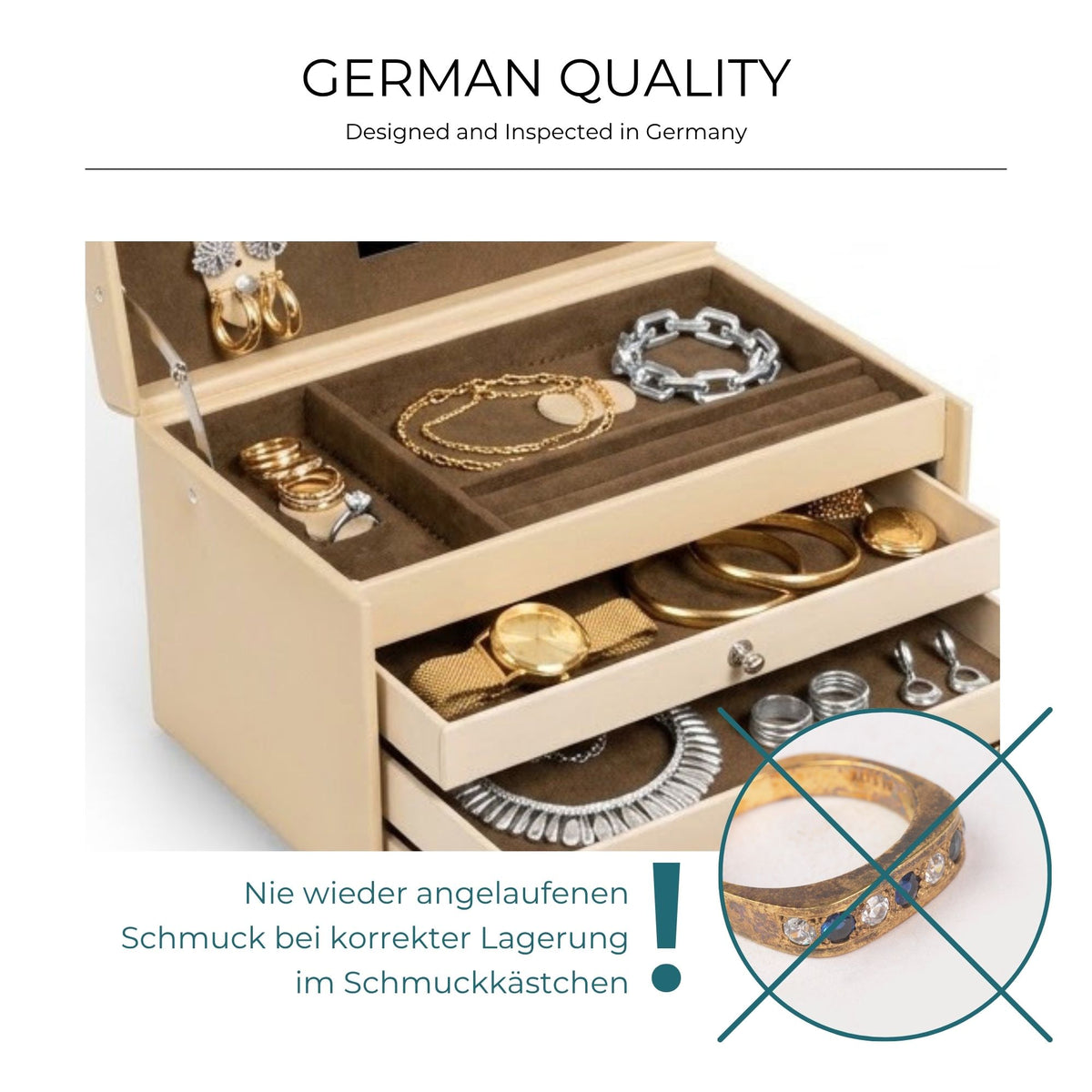 CORDOBA leather jewelry box