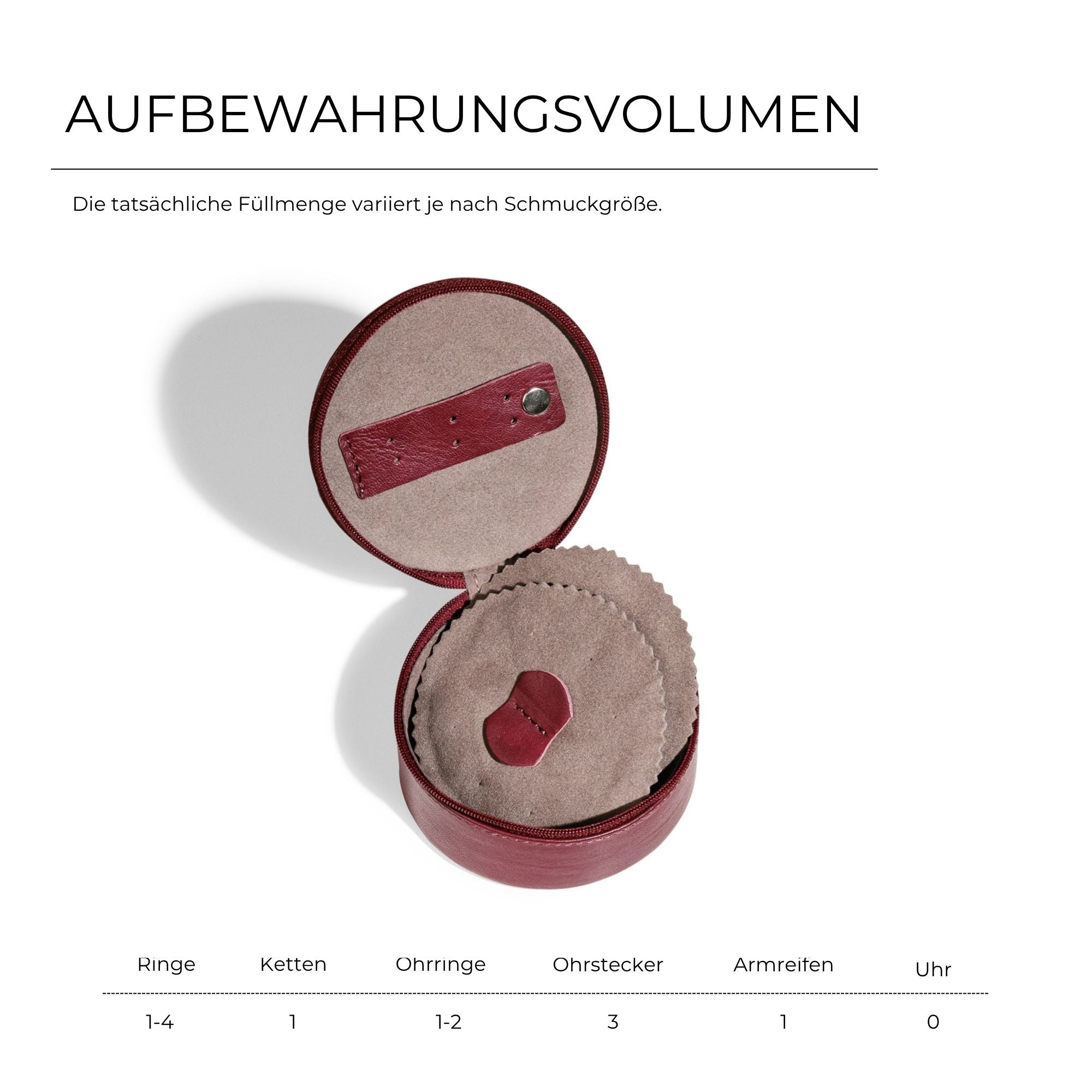 SIENNA Schmuckbox -  Leder