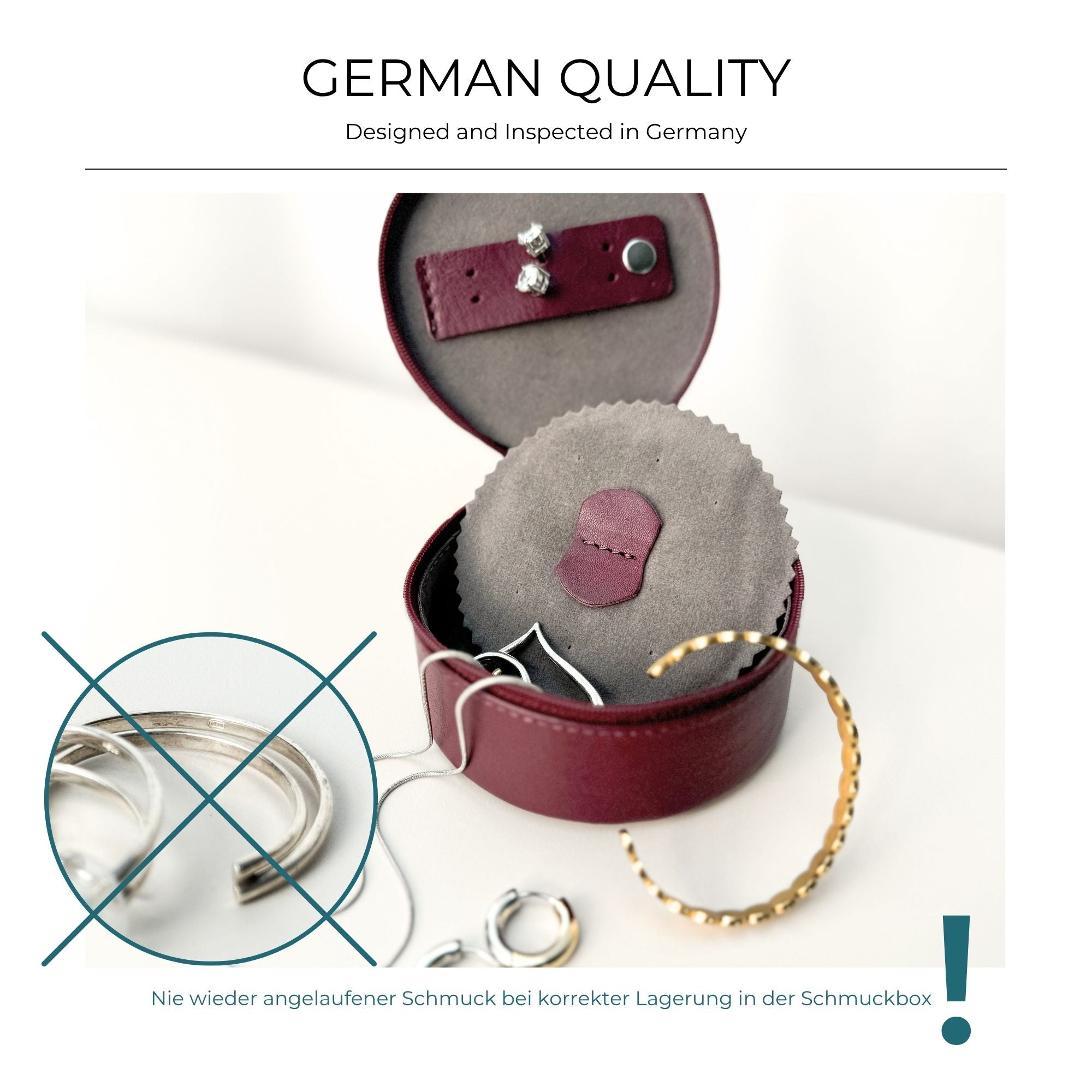 SIENNA Schmuckbox -  Leder