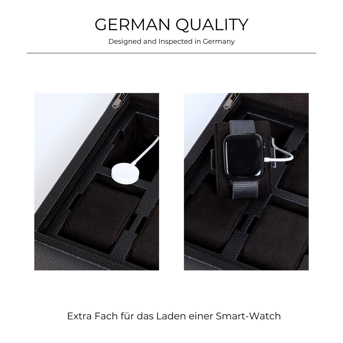 MARANELLO – 10er Uhrenbox - Genarbtes Vollrindleder
