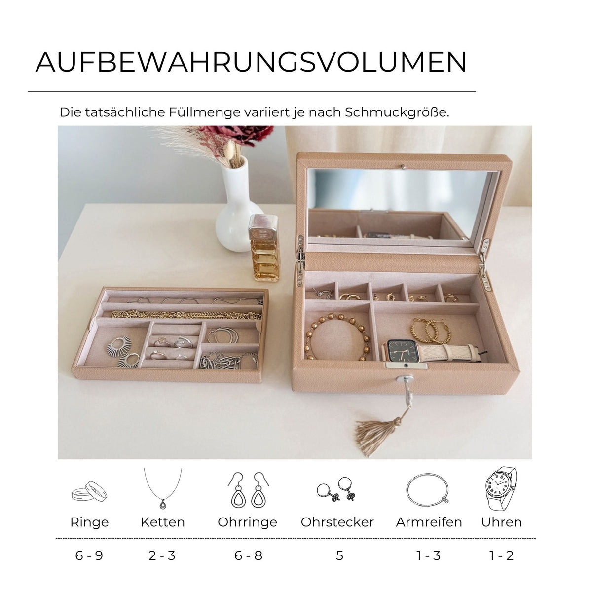 VITORIA - Jewelry Box - Genuine Leather