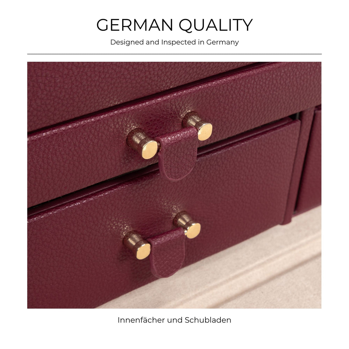 VITORIA - Large Jewelry Box - Genuine Leather
