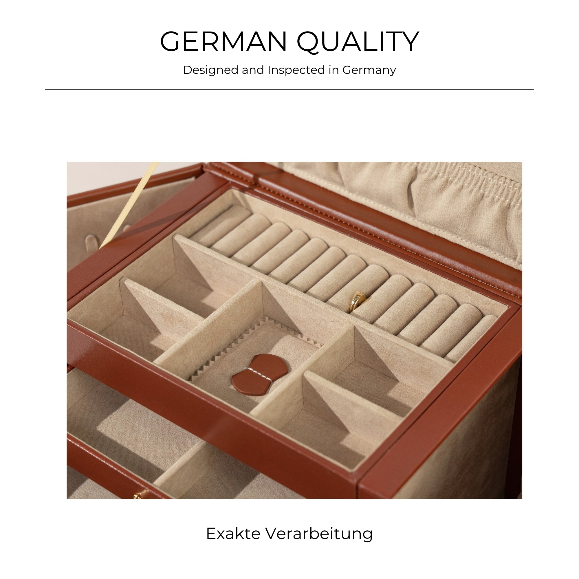 CORDOBA Schmuckkasten groß aus Leder