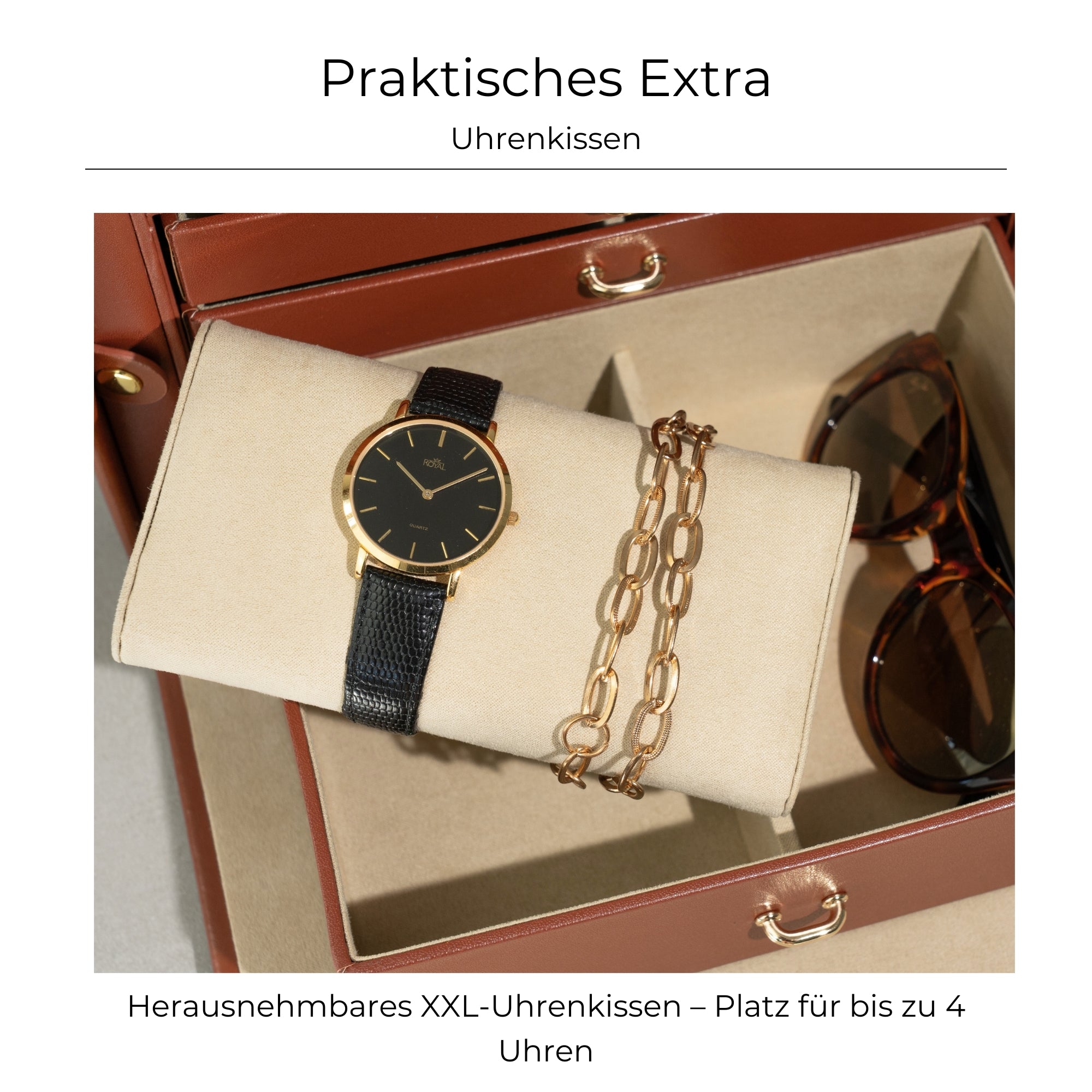 CORDOBA Schmuckkasten groß aus Leder
