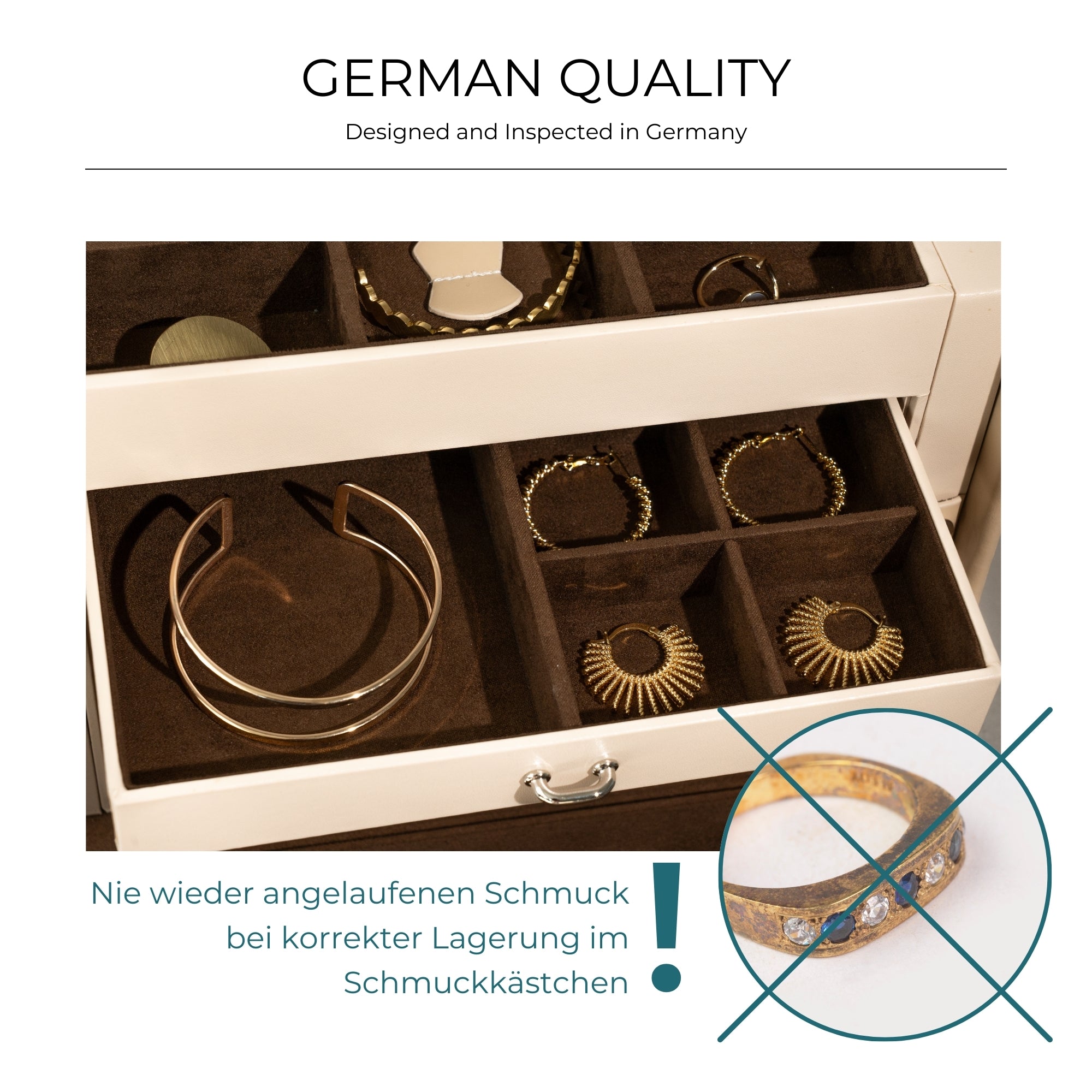 CORDOBA Schmuckkasten groß aus Leder