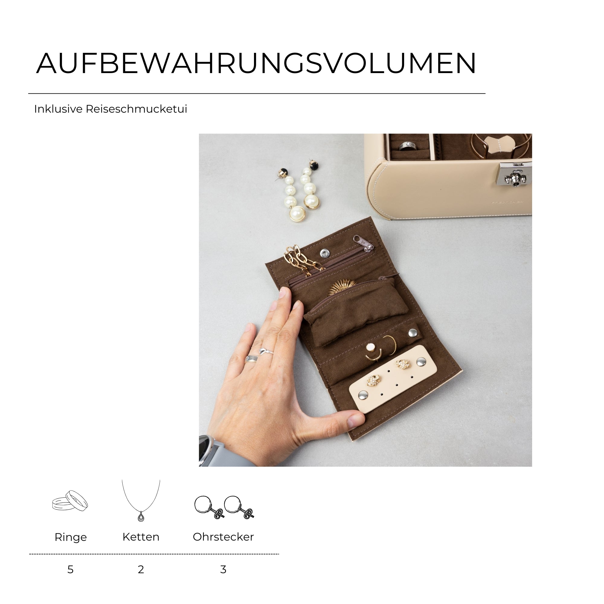 CORDOBA Schmuckkasten aus Leder