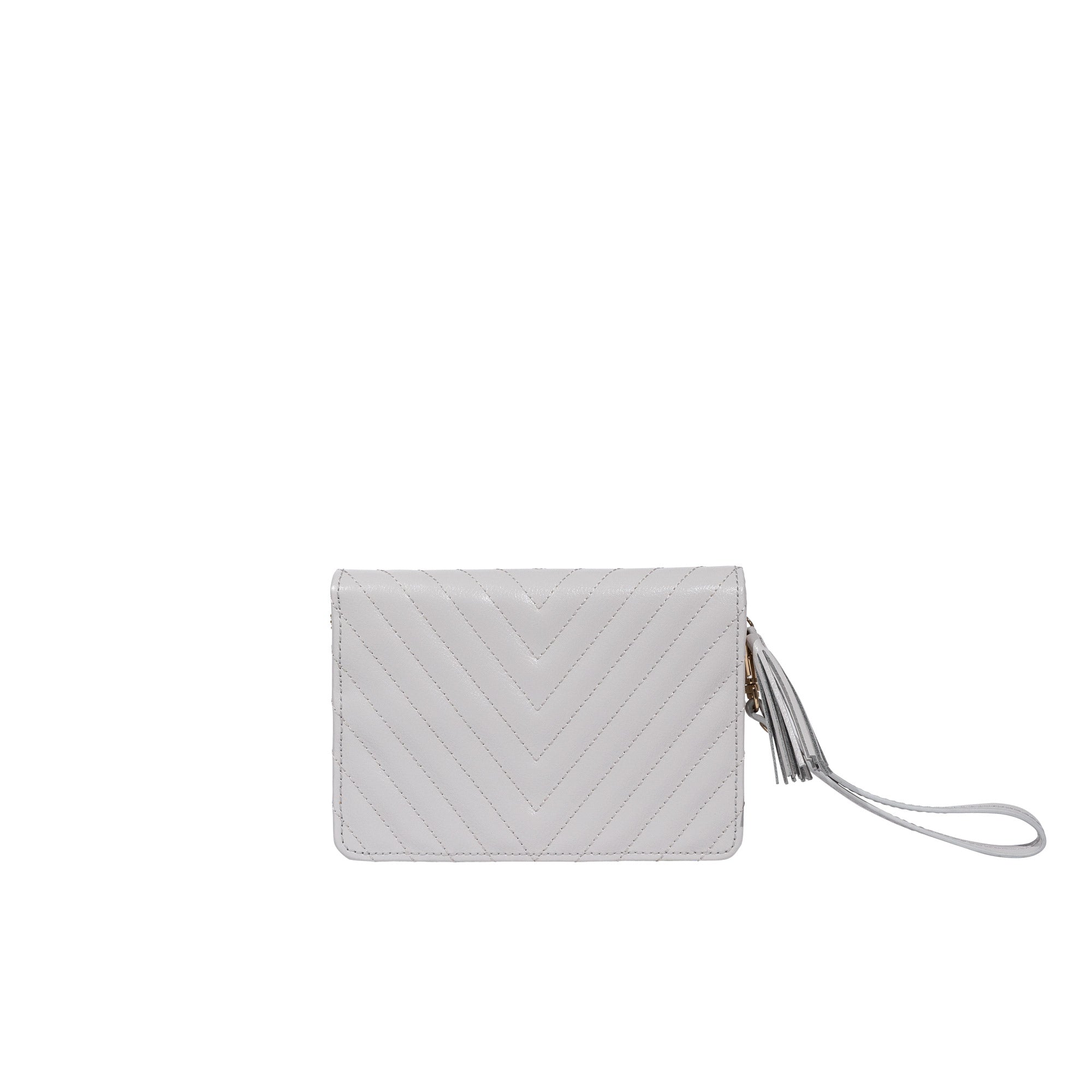 Schmucketui als Clutch, echt Leder