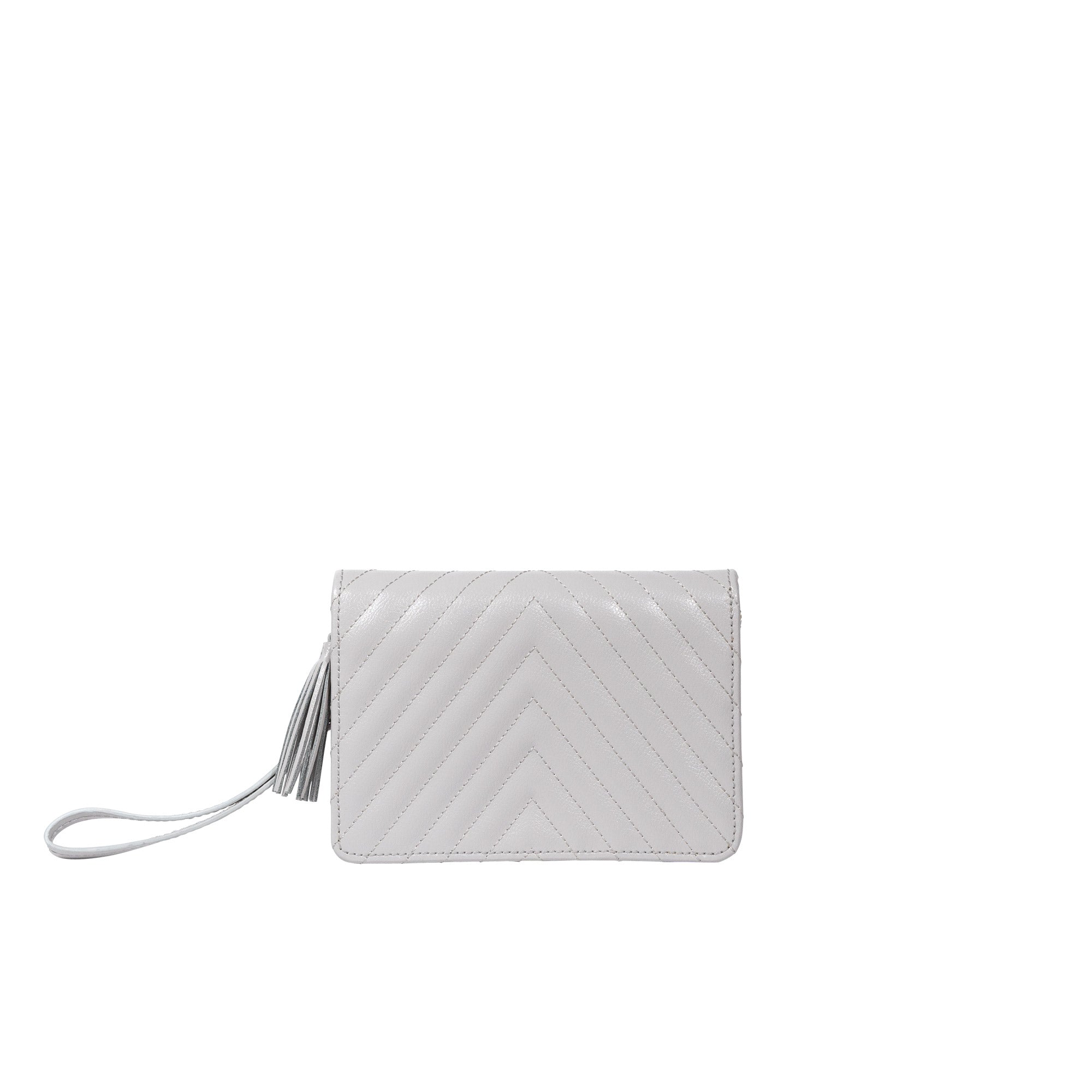 Schmucketui als Clutch, echt Leder