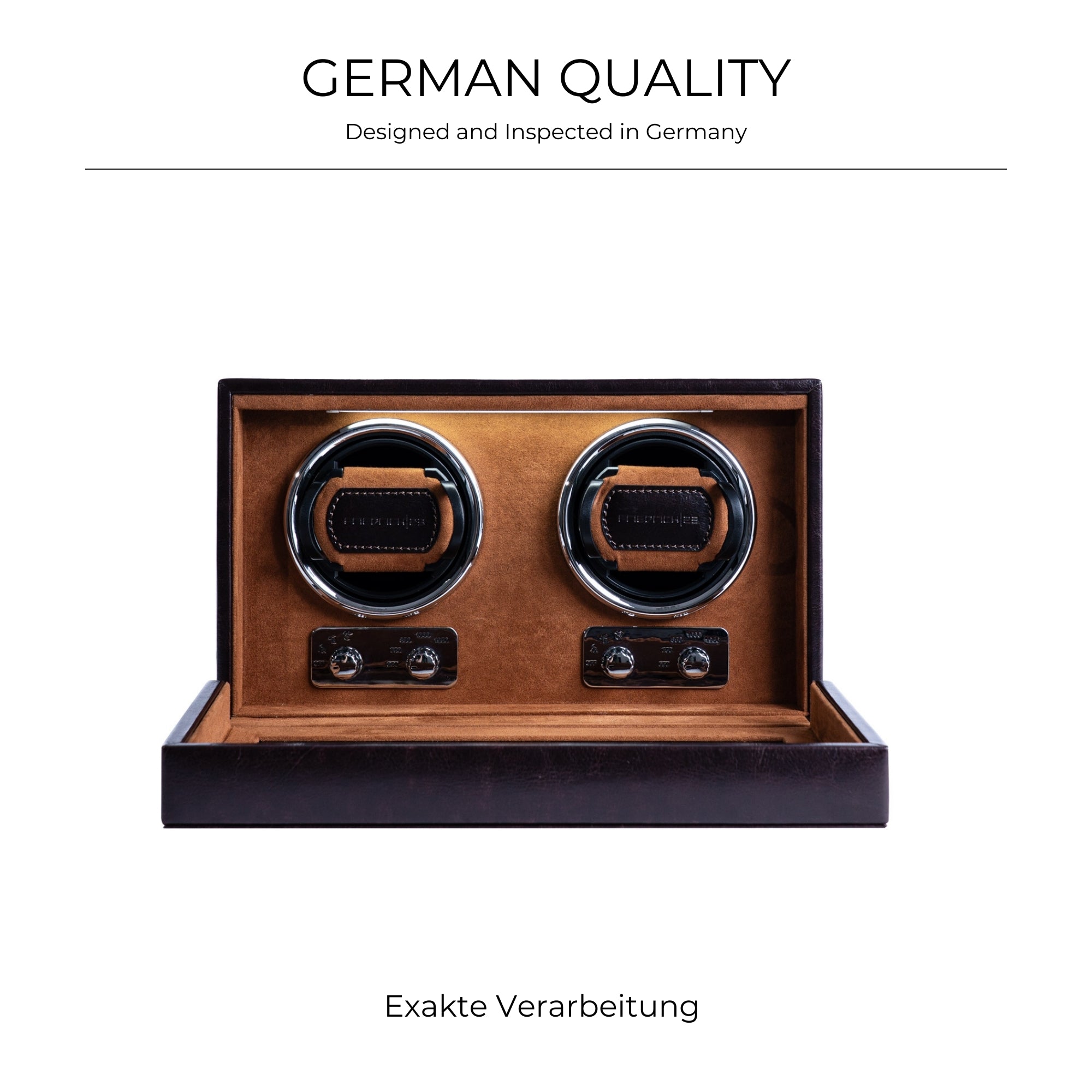 BOND Uhrenbeweger für 2 Uhren mit LED Beleuchtung