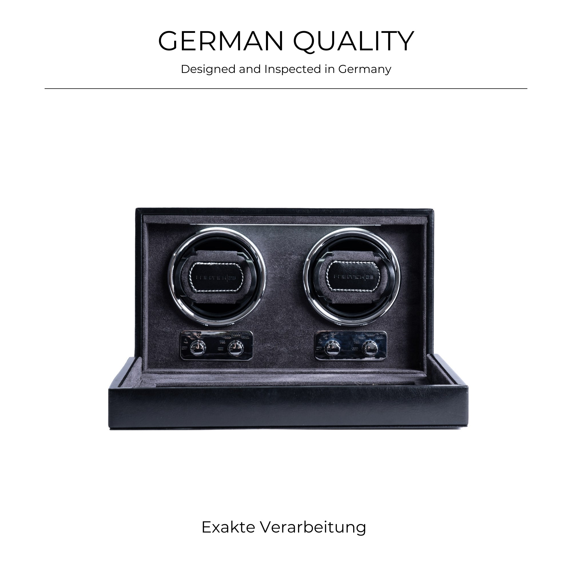 BOND Uhrenbeweger für 2 Uhren mit LED Beleuchtung