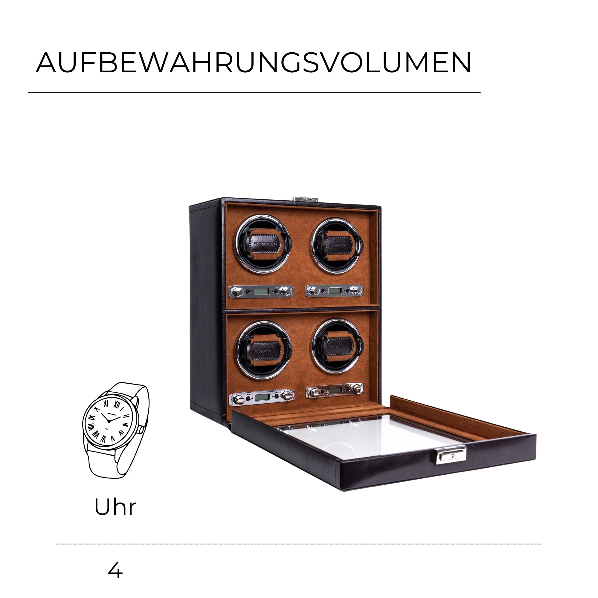 BOND Uhrenbeweger für 4 Uhren