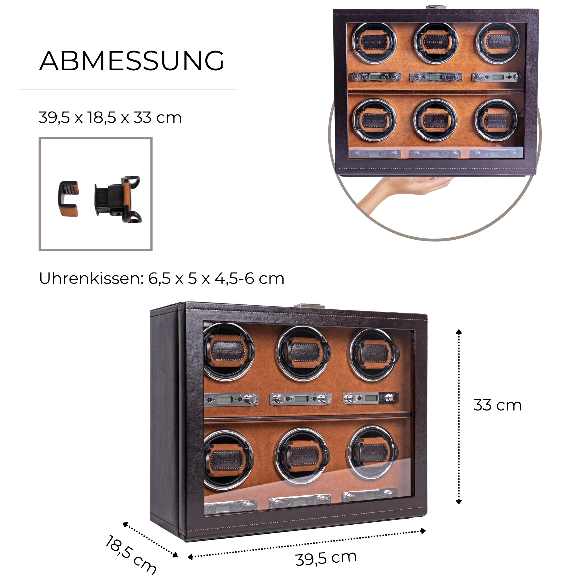 BOND Uhrenbeweger für 6 Uhren