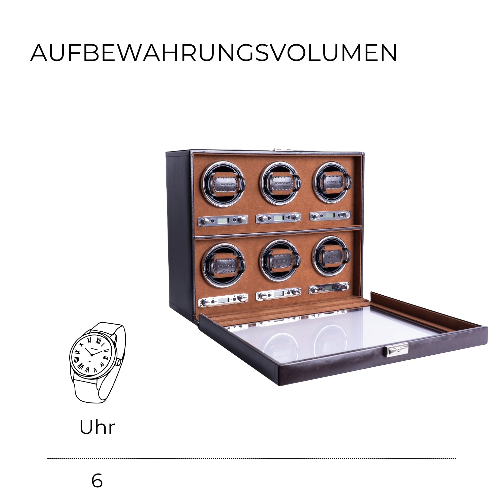 BOND Uhrenbeweger für 6 Uhren