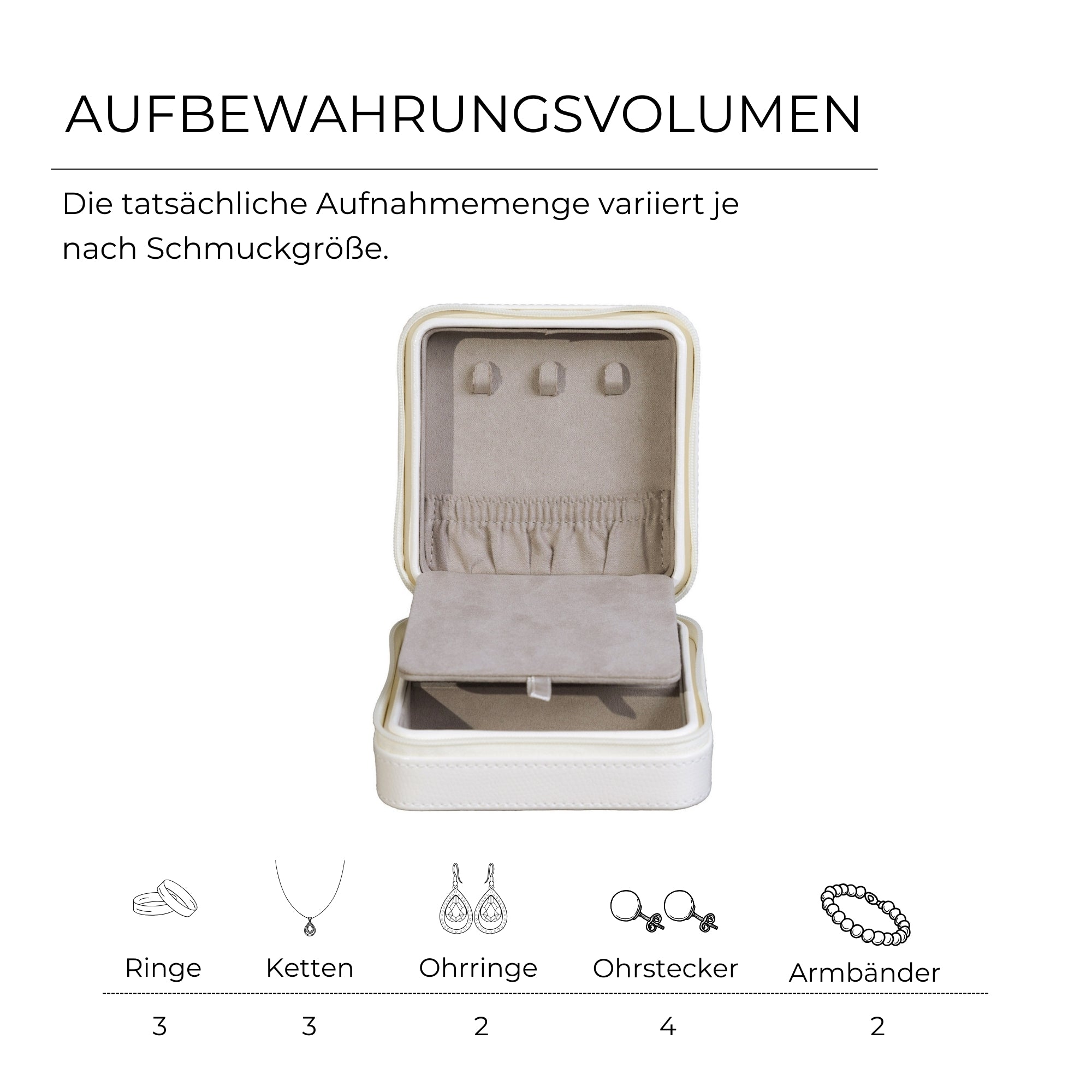 MILANO Schmucketui in Lizard Optik