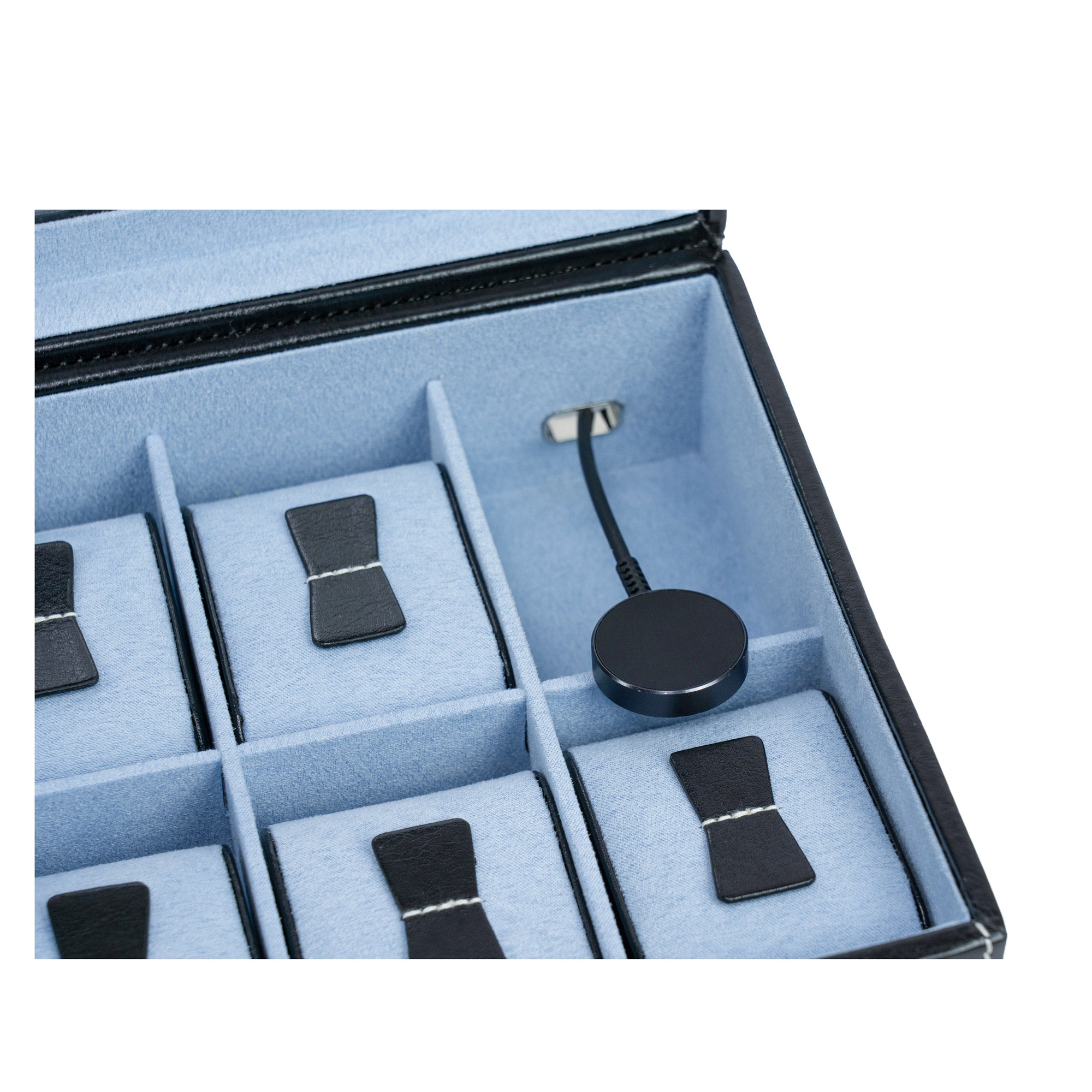 BOND Uhrenbox für 6 Uhren mit Glasdeckel