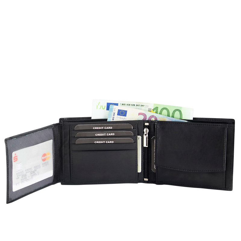 Gentlemen wallet leather rfid