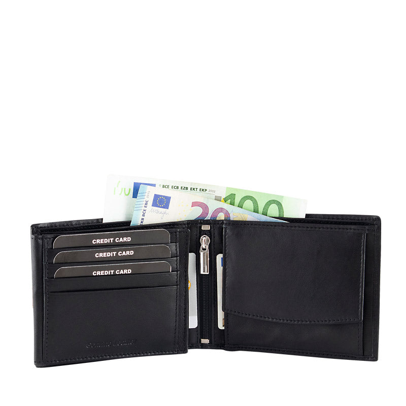 Gentlemen wallet leather rfid