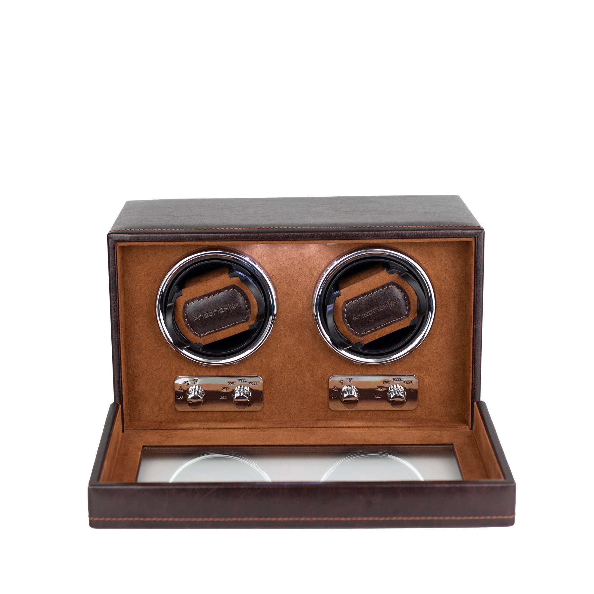 Bond watch mover for 2 watches with LED lighting