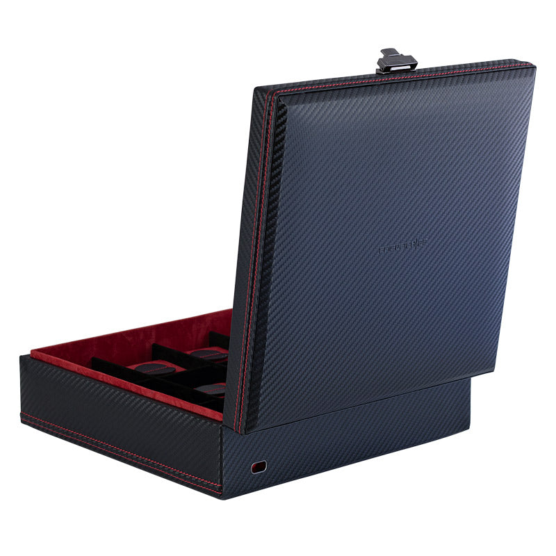 Carbon Uhrenbox für 12 Uhren (auch große Uhren)
